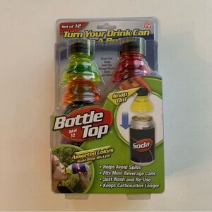 Bottle Top Set of 12 for Cans